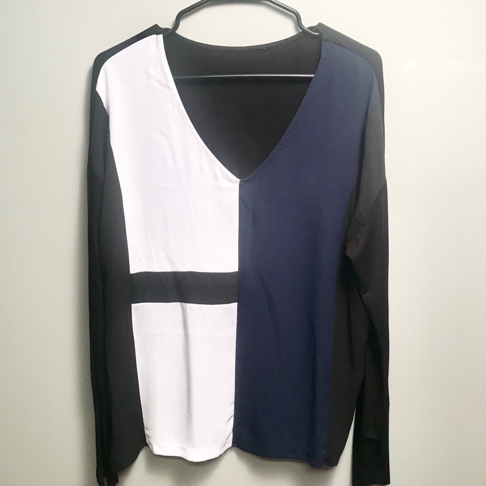 I Jeans By Buffalo Color-Block Sleeveless Top